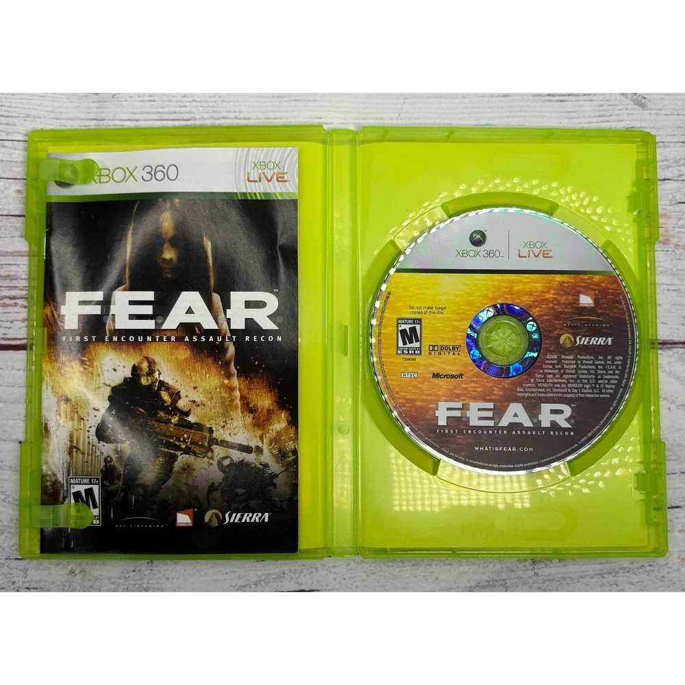 Fear First Encounter Assault Recon Xbox 360